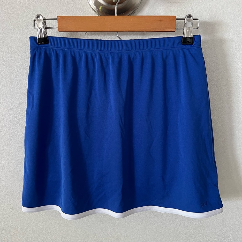 NWOT Women's Wilson’s Primary Blue Skirt with White Trim Sz S